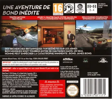007 - Blood Stone (France) box cover back